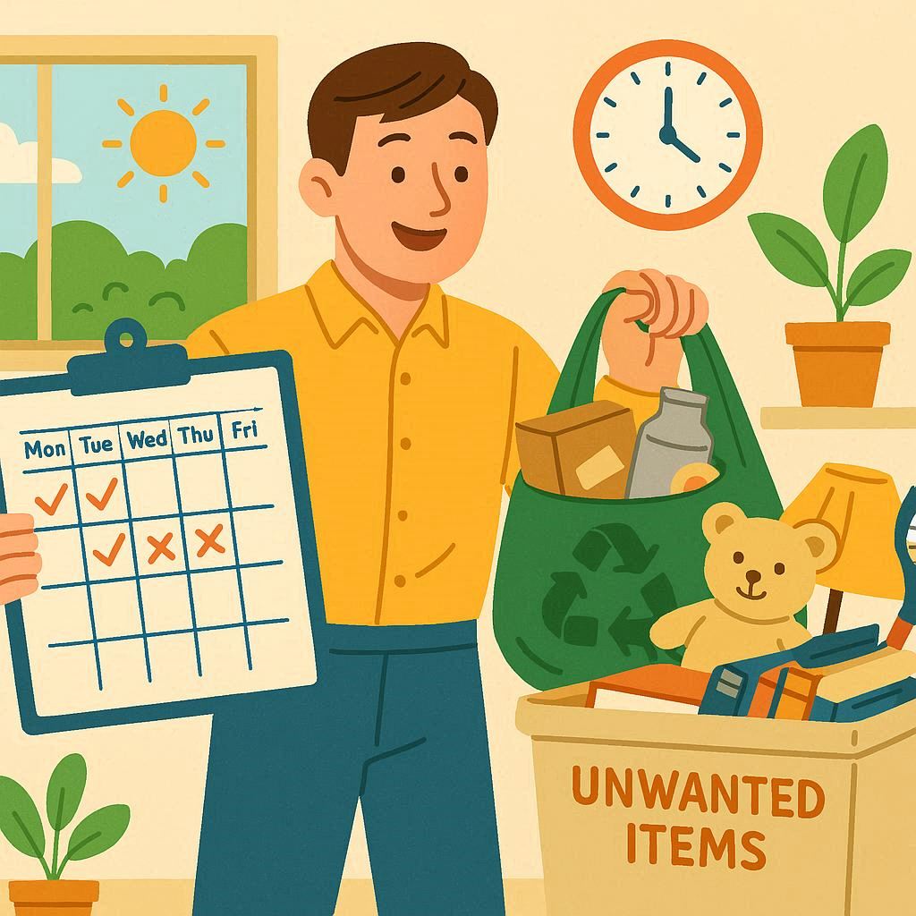 不用品 計画的に処分する