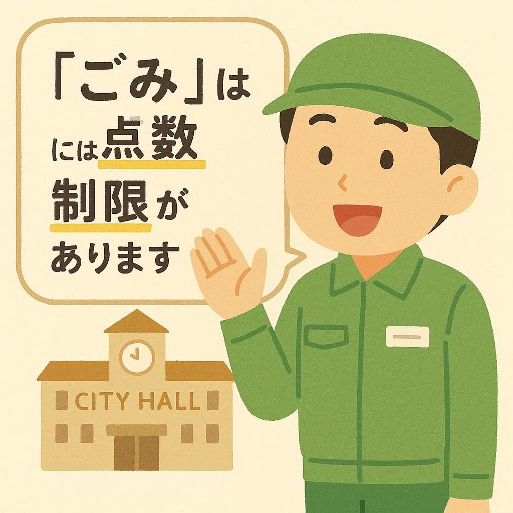 市区町村の回収サービス 一回の点数に制限がある