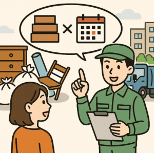 大量粗大ごみ　量と期限で決まる