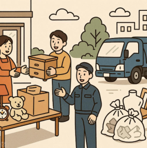 自治体　譲る　売る　粗大ごみ処分方法